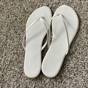 White Flip Flops (Charlotte Russe)